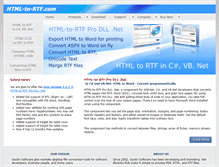 Tablet Screenshot of htmltortf.com